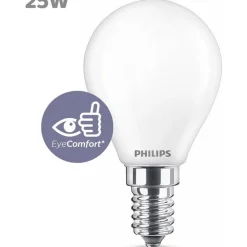 Philips Lighting LED kogellamp E14 P45 2,2W-25W CW