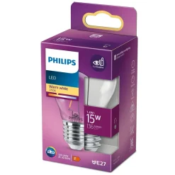 Philips Lighting LED kogellamp Filament E27 P45 1,4W-15W