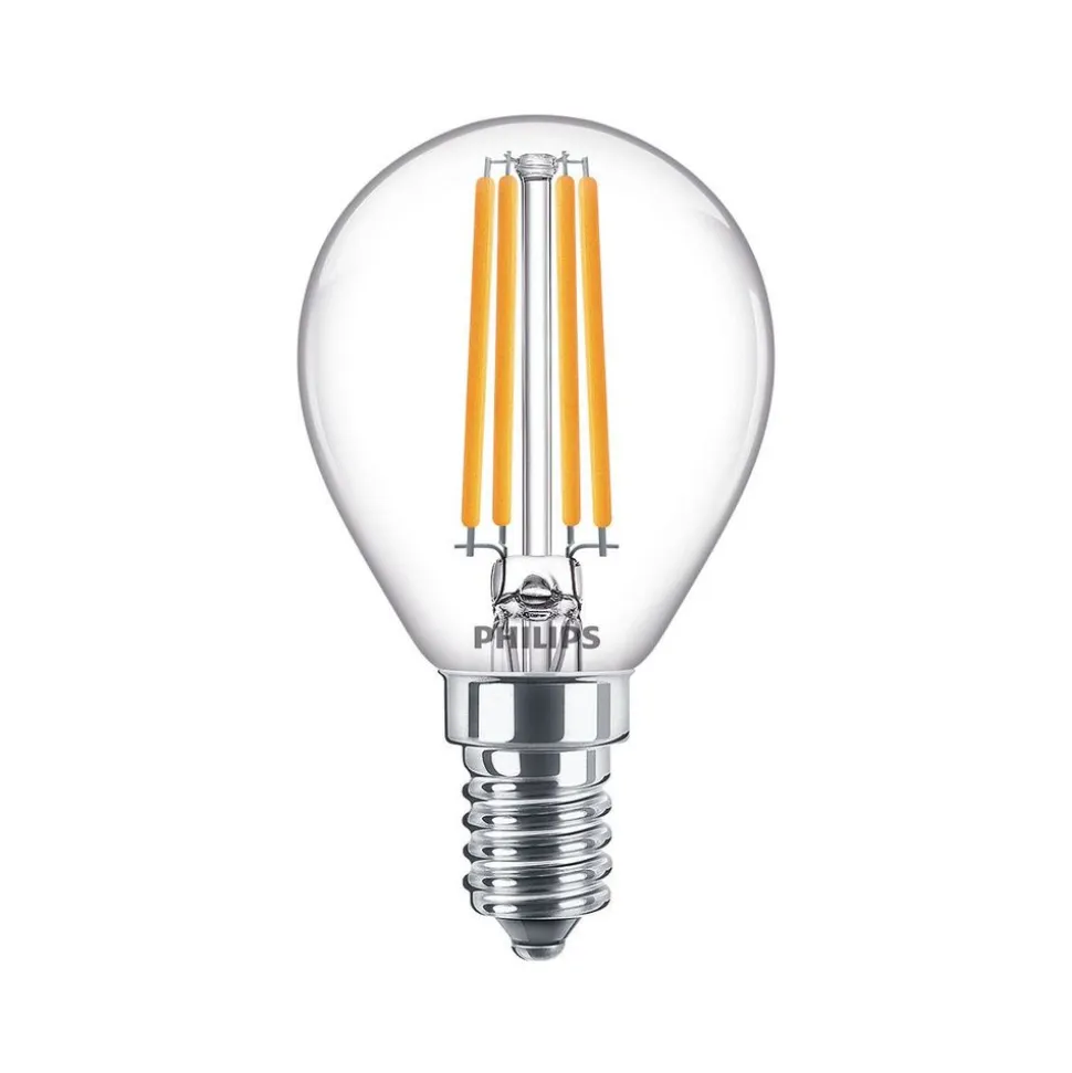 Philips Lighting LED kogellamp Filament E14 P45 6,5W-60W