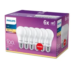 Philips Lighting Led Lamp 100W A60 E27 x6