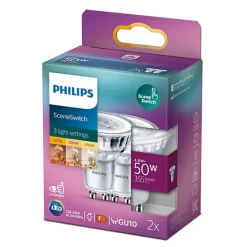 Philips Lighting Led Spot 50W PAR16 GU10 x2