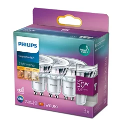 Philips Lighting Led Spot 50W PAR16 GU10 x3