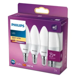 Philips Lighting LED 25W B35 E14 WW FR ND 3SRT6