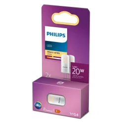 Philips Lighting LED-capsule G4 1,8W-20W WW (2pcs)