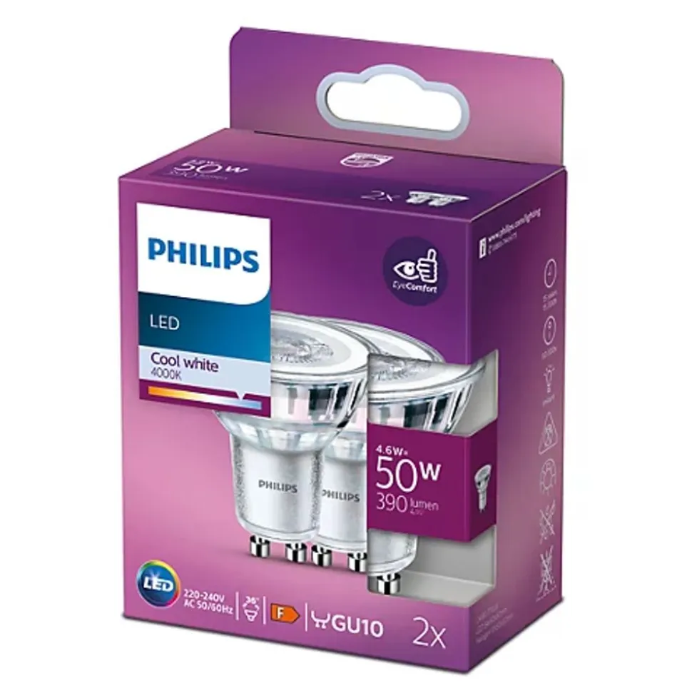 Philips Lighting LEDClassic 50W GU10 CW 36D ND 2SRT6
