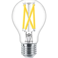 Philips Lighting LED-lamp filament E27 A60 7,2W-75W Dimbaar