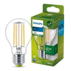 Philips Lighting LED-lamp filament E27 A60 2,3W-40W WH 3000K