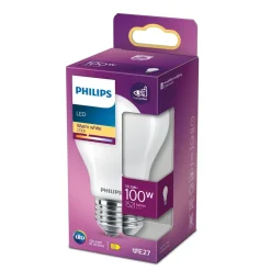 Philips Lighting LED-lamp Classic E27 A60 10,5W-100W WW