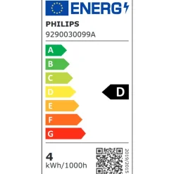 Philips Lighting LED-lamp filament E27 A60  3,4W-40W Dimbaar