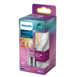 Philips Lighting LED-lamp filament E27 A60 7,5W-60W Scene