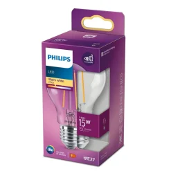 Philips Lighting LED-lamp Classic Filament E27 A60 1,5W-15W