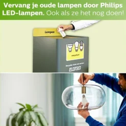 Philips Lighting LED-lamp Filament E14 T25L 2,1W-25W