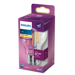 Philips Lighting LED-lamp Classic Filament E27 A60 4,3W-40W