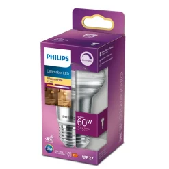 Philips Lighting LED-reflector E27 R63 4,5W-60W warmwit Dimbaar