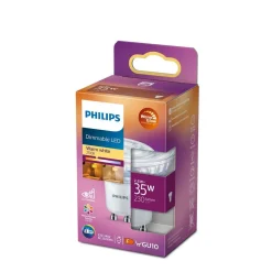 Philips Lighting LED-spot GU10 2,6W-35W Warmwit Dimbaar