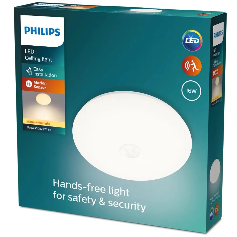 Philips Lighting Mauve CL252 PIR RD 16W 27K W HV SR 06