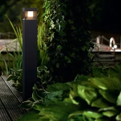 Philips Lighting Parterre post black 1x8W 230V