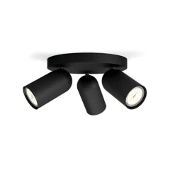 Philips Lighting PONGEE plate/spiral black 3xNW 230V