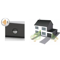 Philips Lighting Raccoon wall lantern anthracite 1x3W SEL