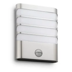 Philips Lighting Raccoon wall lantern inox 1x3W SELV