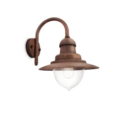Philips Lighting Raindrop wall lantern bronze 1x60W 230V