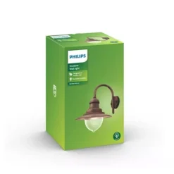 Philips Lighting Raindrop wall lantern bronze 1x60W 230V