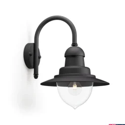 Philips Lighting Raindrop wall lantern black 1x60W 230V