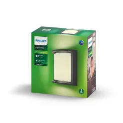 Philips Lighting Samondra wall lantern anthracite 1x12W