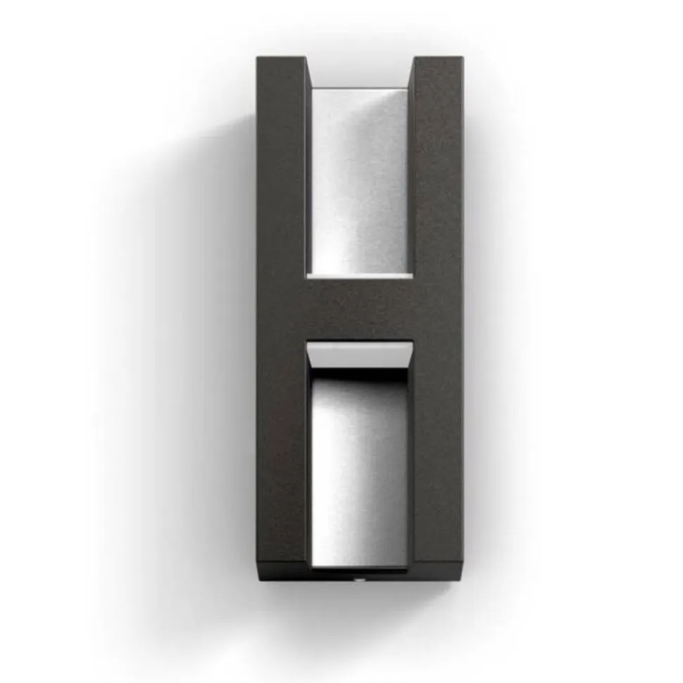 Philips Lighting Shadow wall lantern anthracite 2x4.5W