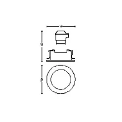 Philips Lighting Skua wall lantern black 1x42W 230V