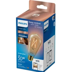 Philips Lighting Smart LED Filamentlamp amberkleurig 7 W (gelijk aan 50 W) ST64 E27