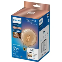 Philips Lighting Smart LED Filamentlamp Globe amberkleurig 7 W (gelijk aan 50 W) G125 E27