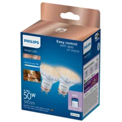 Philips Lighting Smart LED Spot 50 W PAR16 GU10 x2