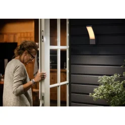 Philips Lighting Splay Wall Anthracite 12W 27K HV