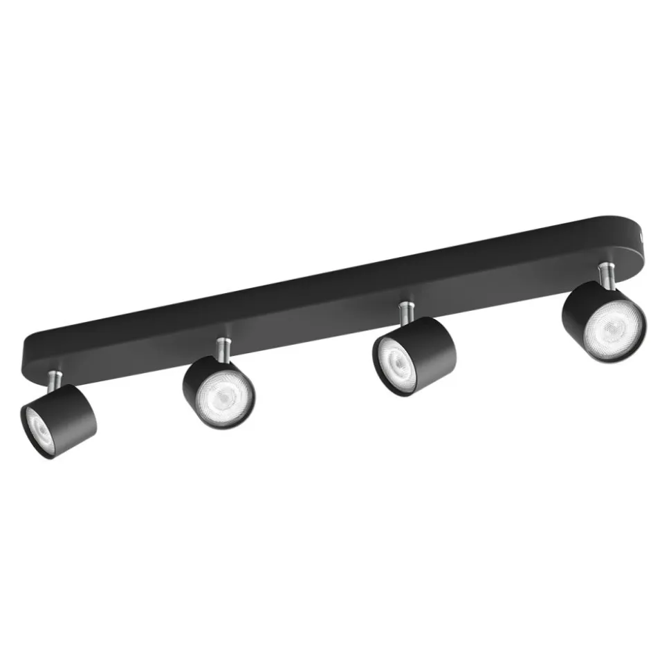 Philips Lighting STAR bar/tube black 4x4.5W SELV Dim
