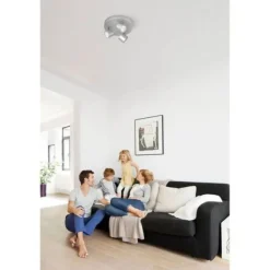 Philips Lighting STAR plate/spiral aluminium 3x4.5W SELV