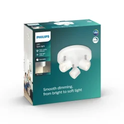 Philips Lighting STAR plate/spiral white 3x4.5W SELV