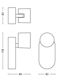 Philips Lighting STAR single spot aluminium 1x4.5W SELV