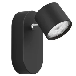 Philips Lighting STAR single spot black 1x4.5W SELV Dim