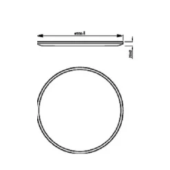 Philips Lighting Superslim CL550 SS RD 36W 27K W WV 06