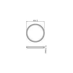 Philips Lighting SuperSlim Ceiling SSW 15W 27K White IP54 WV