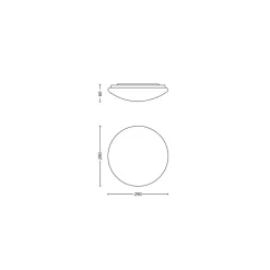 Philips Lighting Twirly 2700K ceiling lamp white 1x12W