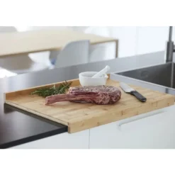 Point-Virgule aanrechtplank met sapgeul uit bamboe 60x40x7cm FSC 100%