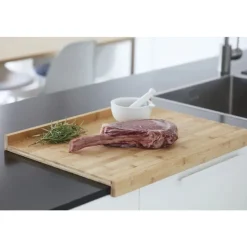 Point-Virgule aanrechtplank met sapgeul uit bamboe 60x40x7cm FSC 100%