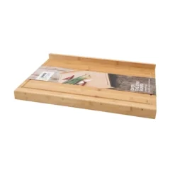 Point-Virgule aanrechtplank met sapgeul uit bamboe 60x40x7cm FSC 100%