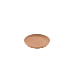 Point-Virgule Plantenschotel - gerecycled plastic, hout- en steenpoeder terracotta Ø 17.5cm H 2.2cm
