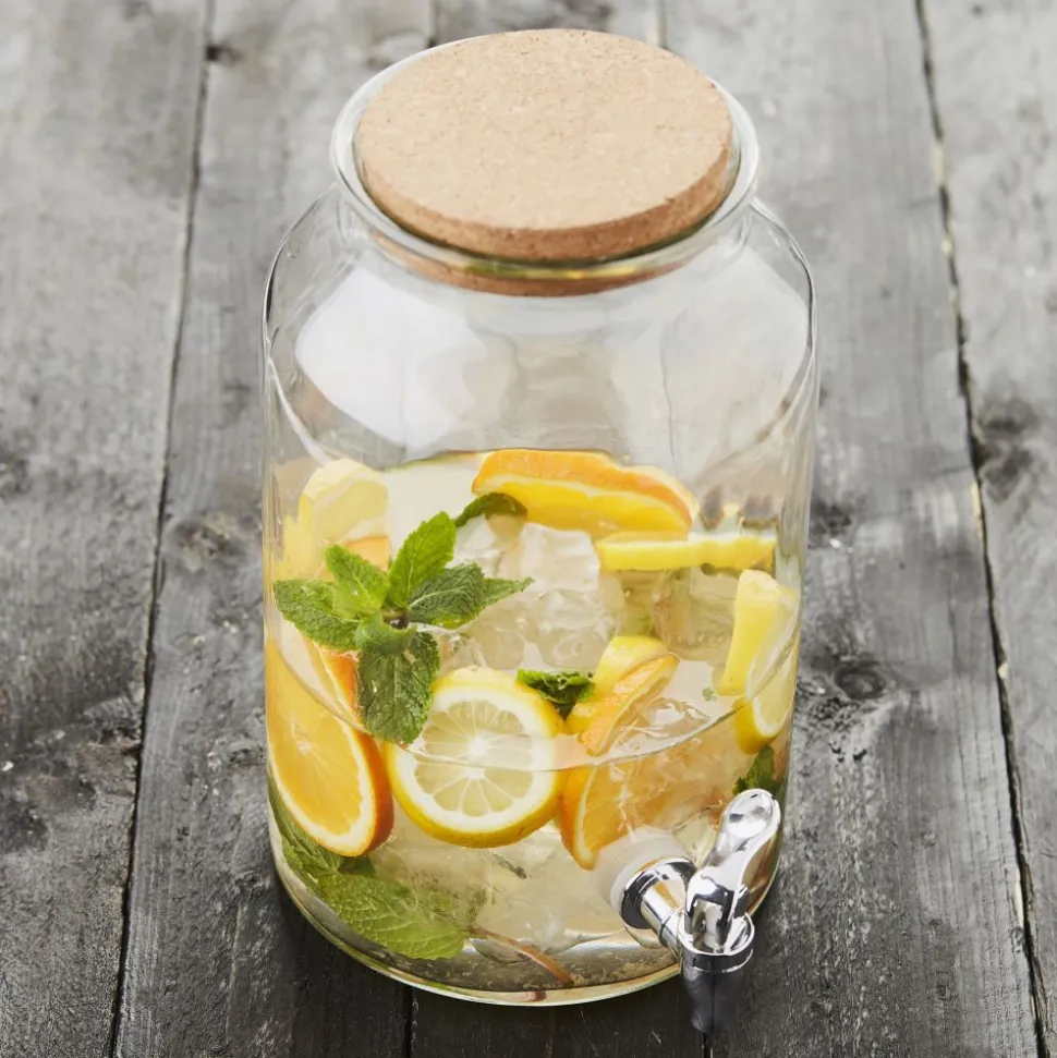 Point-Virgule Ronde drankdispenser met kurkdop 5.6L