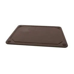 Point-Virgule snijplank met sapgeul uit houtvezel zwart 37x27.5x0.6cm FSC MIX