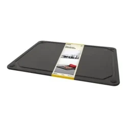 Point-Virgule snijplank met sapgeul uit houtvezel zwart 44x32.5x0.6cm FSC MIX