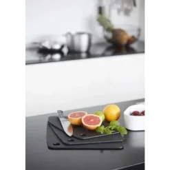 Point-Virgule snijplank uit houtvezel zwart 37x27.5x0.6cm FSC MIX